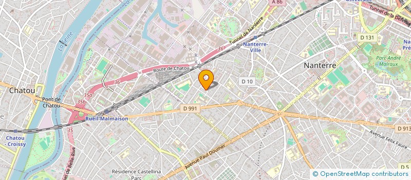 localisation de l'entreprise MONSIEUR CHEMS EDINE BOUZOUINA  NANTERRE