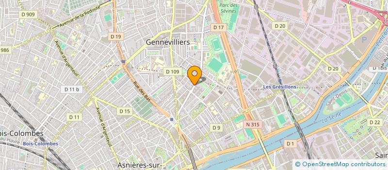 localisation de l'entreprise MONSIEUR CHEMS HALEM à GENNEVILLIERS