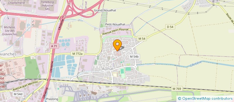 localisation de l'entreprise MONSIEUR CHEMS NAHDI  AULNAT