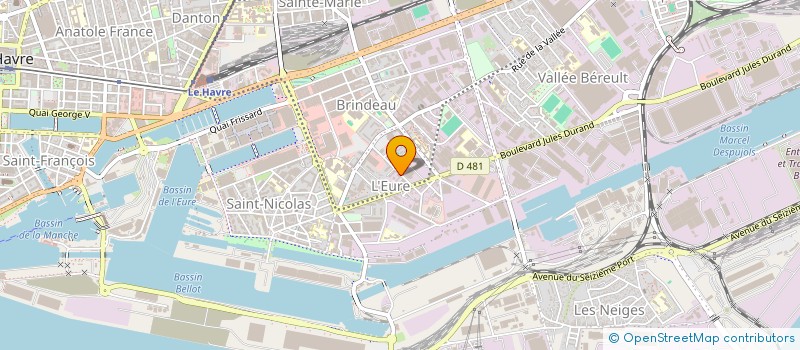 localisation de l'entreprise MONSIEUR CHEMSEDDIN MENIAI  LE HAVRE