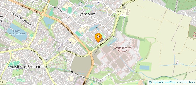 localisation de l'entreprise MONSIEUR CHEMSEDDINE FERGAGUE  GUYANCOURT