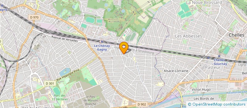 localisation de l'entreprise MONSIEUR CHEMSEDDINE HACID  GAGNY