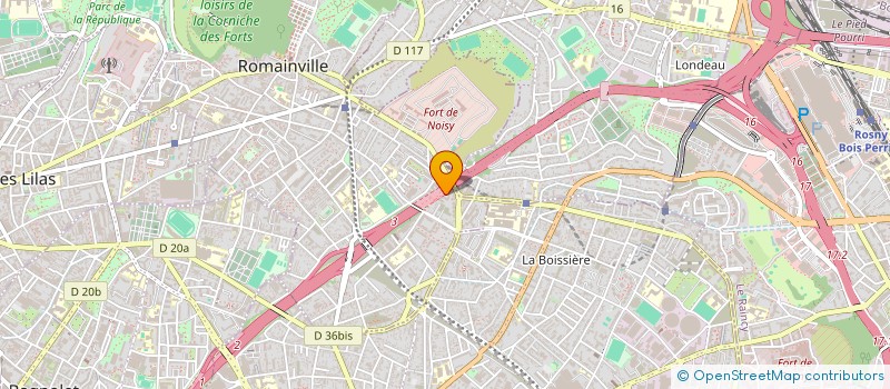 localisation de l'entreprise MONSIEUR CHEMSEDDINE HARFOUCHE  ROMAINVILLE