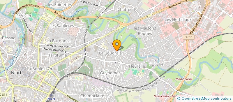 localisation de l'entreprise MONSIEUR CHEMSEDDINE HORCH  NIORT