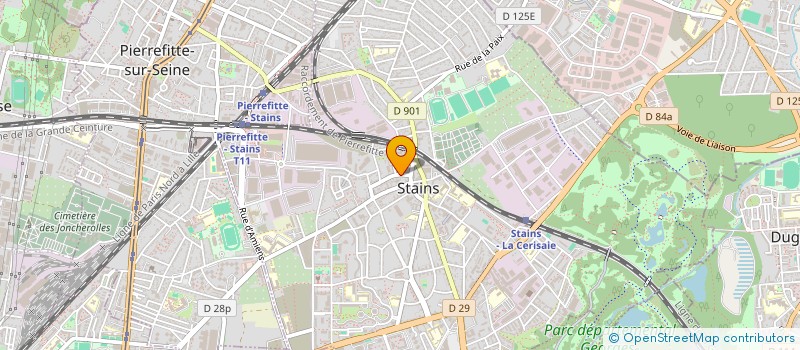 localisation de l'entreprise MONSIEUR CHEMSEDDINE KADI  STAINS