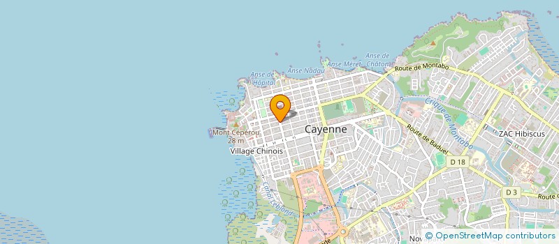 localisation de l'entreprise MONSIEUR CHEN DONG  CAYENNE
