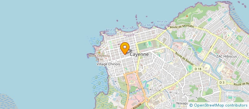 localisation de l'entreprise MONSIEUR CHEN WAI KEUNG  CAYENNE