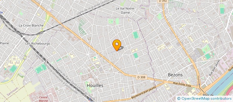 localisation de l'entreprise MONSIEUR CHEN WANG  HOUILLES