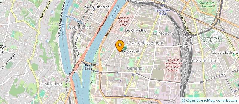 localisation de l'entreprise MONSIEUR CHEN ZHAO  LYON