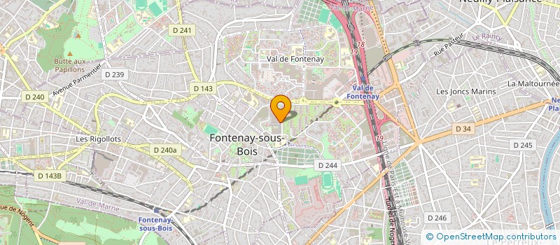 localisation de l'entreprise MONSIEUR CHENADER FRANCILLETTE à FONTENAY-SOUS-BOIS
