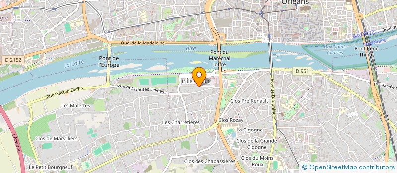 localisation de l'entreprise MONSIEUR CHENEY GALINIER à ORLEANS