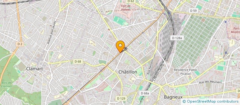 localisation de l'entreprise MONSIEUR CHENG CHEN  CHATILLON