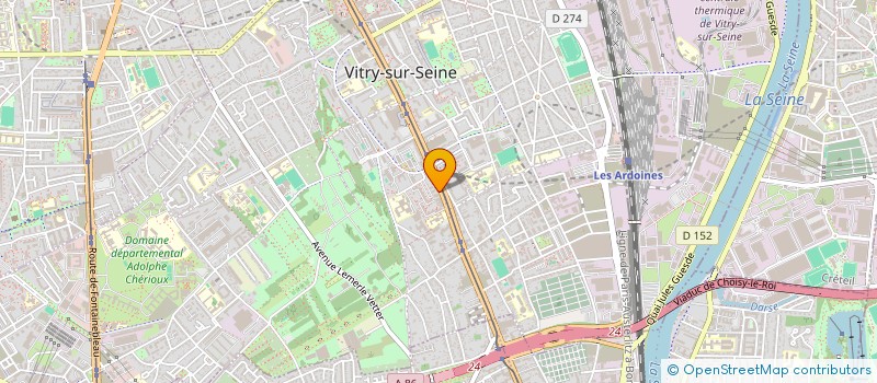 localisation de l'entreprise MONSIEUR CHENG HSU  VITRY-SUR-SEINE