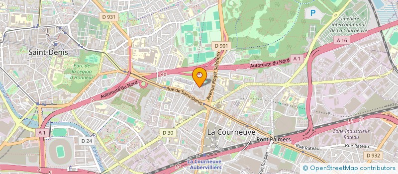 localisation de l'entreprise MONSIEUR CHENGLONG ZHOU à LA COURNEUVE