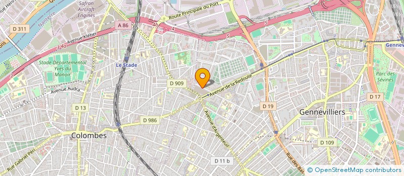 localisation de l'entreprise MONSIEUR CHENLEI ZHANG à ASNIERES-SUR-SEINE