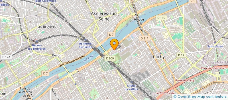 localisation de l'entreprise MONSIEUR CHENOUF RYAN à CLICHY