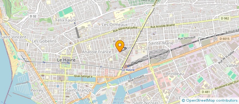 localisation de l'entreprise MONSIEUR CHENXU PU à LE HAVRE