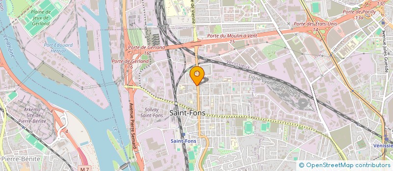 localisation de l'entreprise MONSIEUR CHERAF ALLAOUA à SAINT-FONS