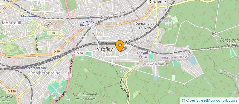 localisation de l'entreprise MONSIEUR CHERIF AIDARA  VIROFLAY