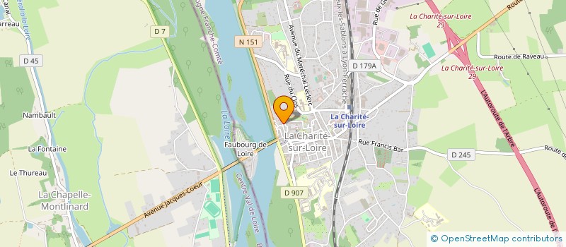 localisation de l'entreprise MONSIEUR CHERIF AIT BRAHIM à LA CHARITE-SUR-LOIRE