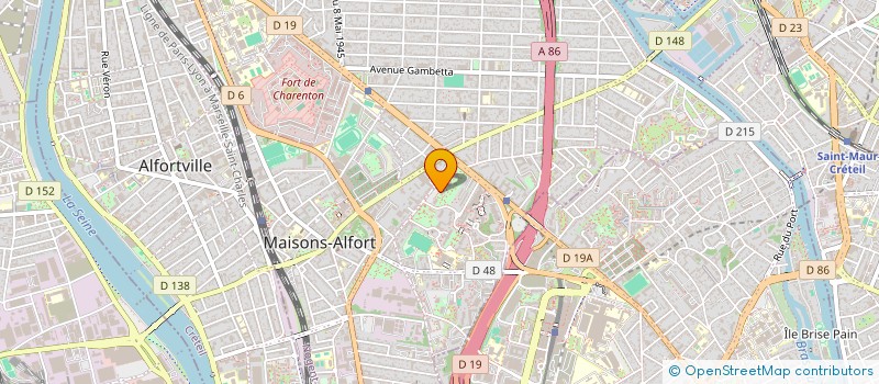 localisation de l'entreprise MONSIEUR CHERIF ARROUCHE  MAISONS-ALFORT