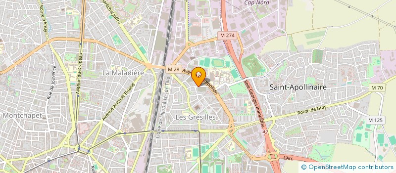 localisation de l'entreprise MONSIEUR CHERIF BENZALAGUA  DIJON