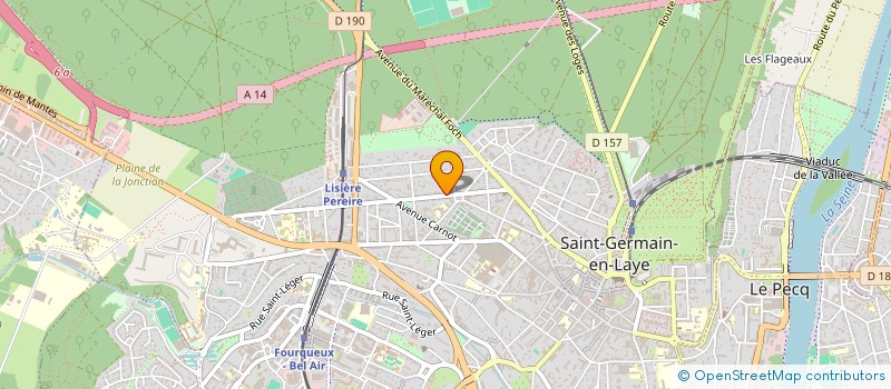 localisation de l'entreprise MONSIEUR CHERIF BERKACHE  SAINT-GERMAIN-EN-LAYE