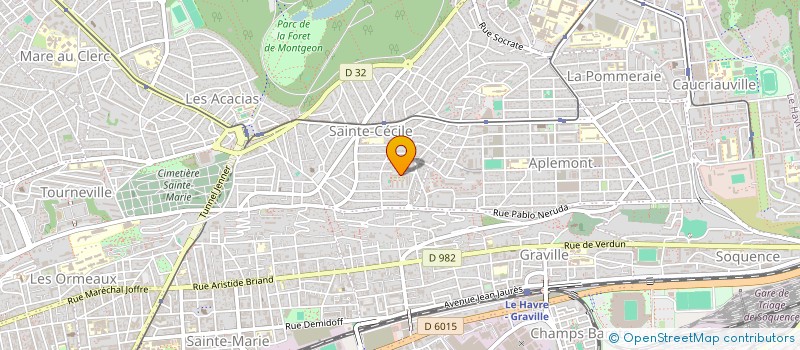 localisation de l'entreprise MONSIEUR CHERIF BOUAOUNE  LE HAVRE