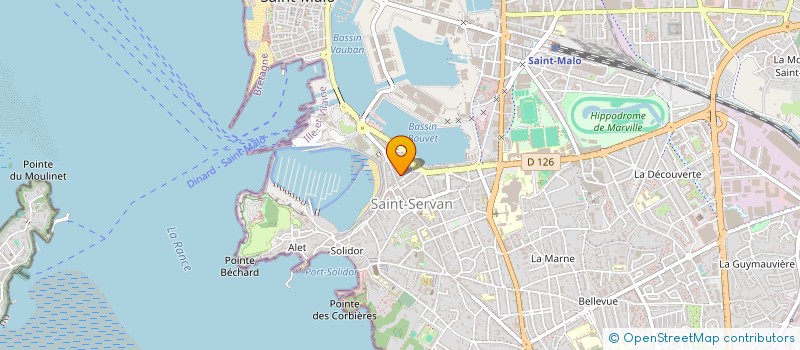 localisation de l'entreprise MONSIEUR CHERIF BOUBAYA  SAINT-MALO