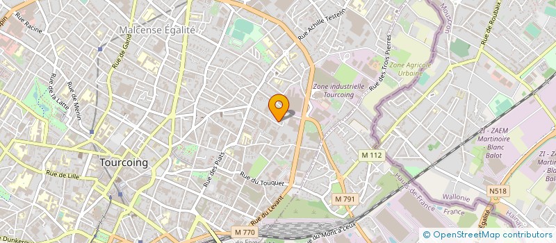 localisation de l'entreprise MONSIEUR CHERIF BOUKHENNOUNE  TOURCOING