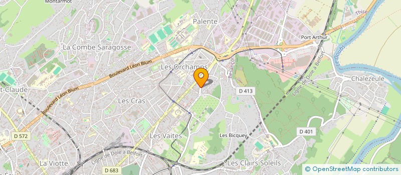 localisation de l'entreprise MONSIEUR CHERIF BOUNAMA à BESANCON