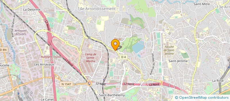 localisation de l'entreprise MONSIEUR CHERIF BOUREBABA à MARSEILLE
