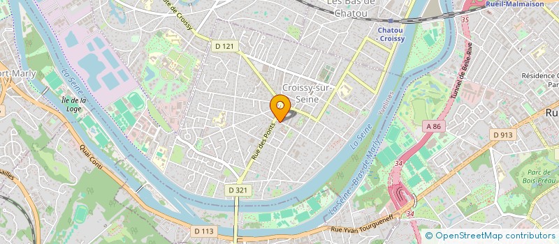 localisation de l'entreprise MONSIEUR CHERIF CHAREF  CROISSY-SUR-SEINE