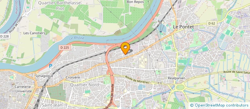 localisation de l'entreprise MONSIEUR CHERIF CHIKHAOUI  LE PONTET