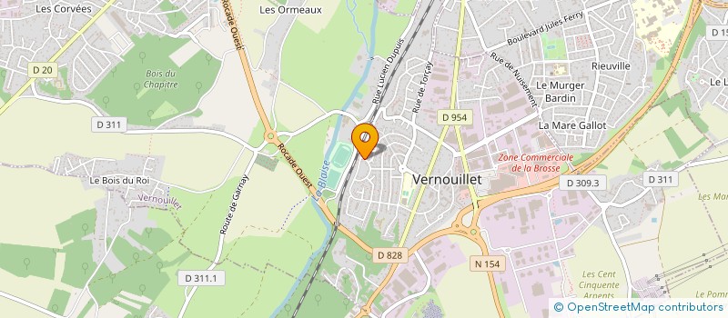 localisation de l'entreprise MONSIEUR CHERIF DERBALI à VERNOUILLET