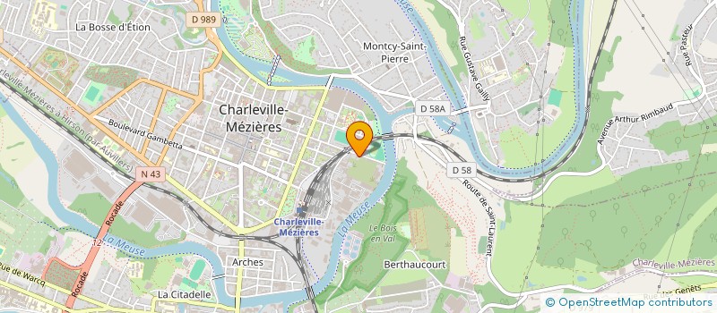 localisation de l'entreprise MONSIEUR CHERIF FOUZARI à CHARLEVILLE-MEZIERES