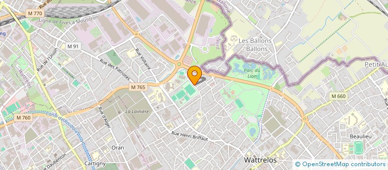 localisation de l'entreprise MONSIEUR CHERIF GHERSALLAH  WATTRELOS