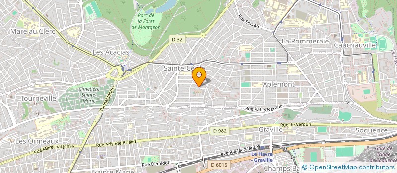 localisation de l'entreprise MONSIEUR CHERIF GHOUALI  LE HAVRE