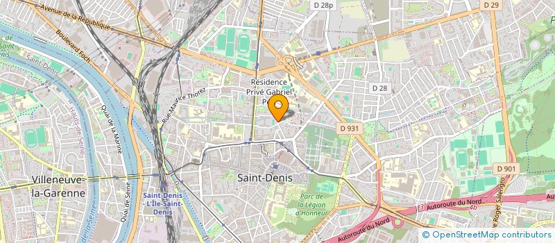 localisation de l'entreprise MONSIEUR CHERIF GOUMEZIANE  L'ILE-SAINT-DENIS