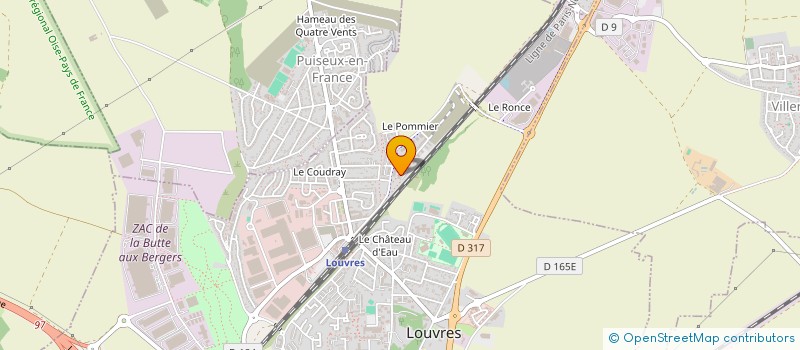 localisation de l'entreprise MONSIEUR CHERIF HAIDARA  LOUVRES