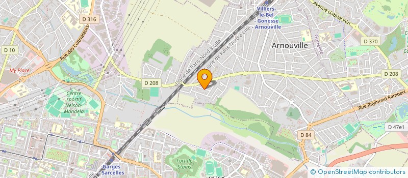 localisation de l'entreprise MONSIEUR CHERIF HARB  ARNOUVILLE