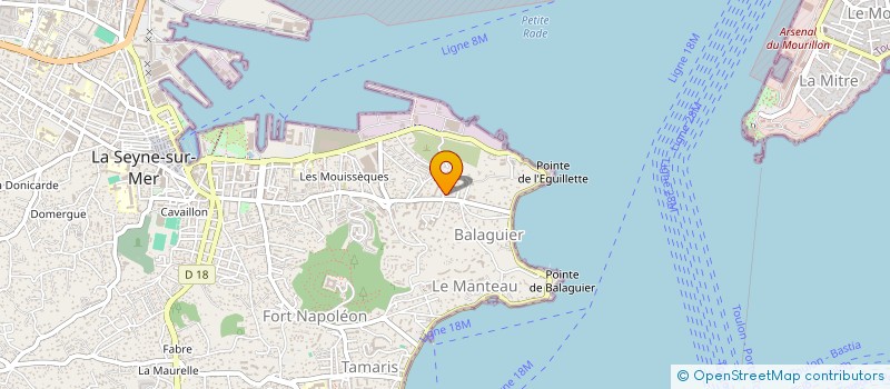 localisation de l'entreprise MONSIEUR CHERIF HELAL à LA SEYNE-SUR-MER