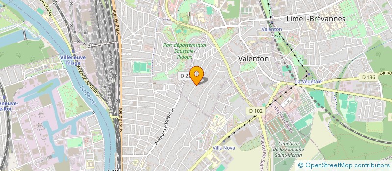 localisation de l'entreprise MONSIEUR CHERIF HELLAL  VALENTON