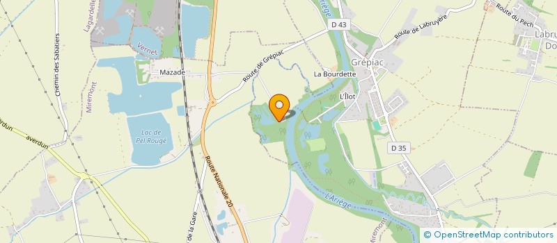 localisation de l'entreprise MONSIEUR CHERIF KADI à GREPIAC
