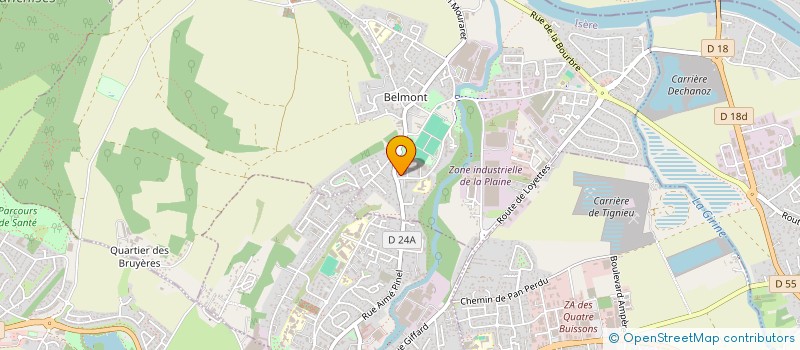 localisation de l'entreprise MONSIEUR CHERIF KHAZZAR  CHAVANOZ