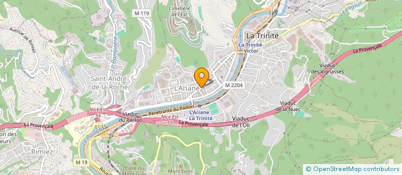localisation de l'entreprise MONSIEUR CHERIF KHELFALLAH à NICE