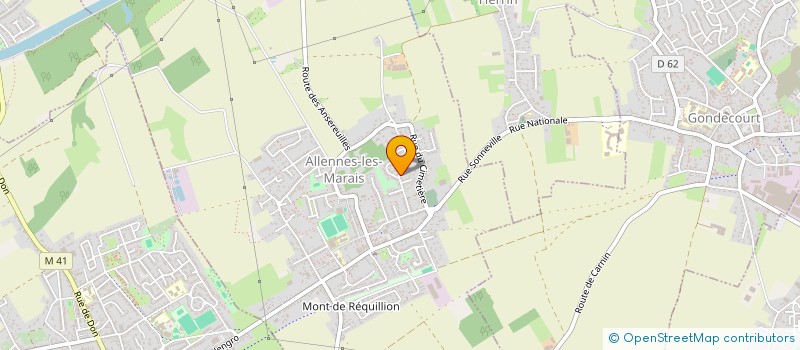 localisation de l'entreprise MONSIEUR CHERIF LAJMI  ALLENNES-LES-MARAIS