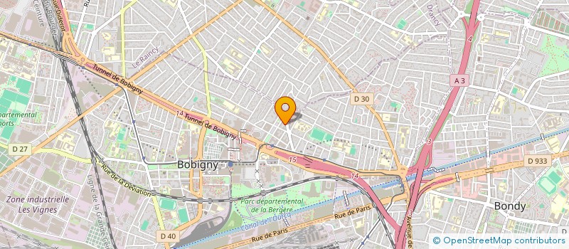 localisation de l'entreprise MONSIEUR CHERIF LAOUAMER à BOBIGNY