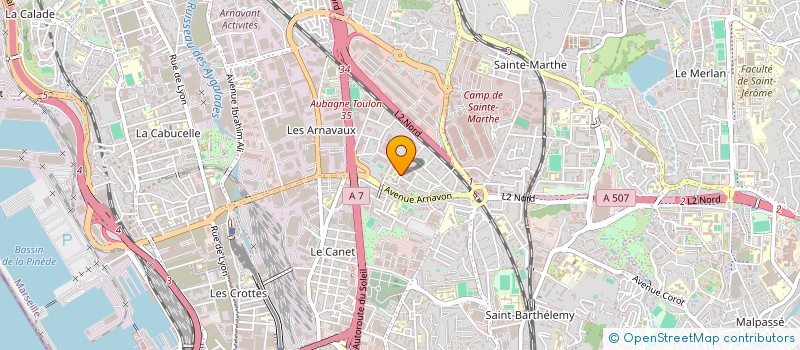 localisation de l'entreprise MONSIEUR CHERIF LEFTISSI  MARSEILLE