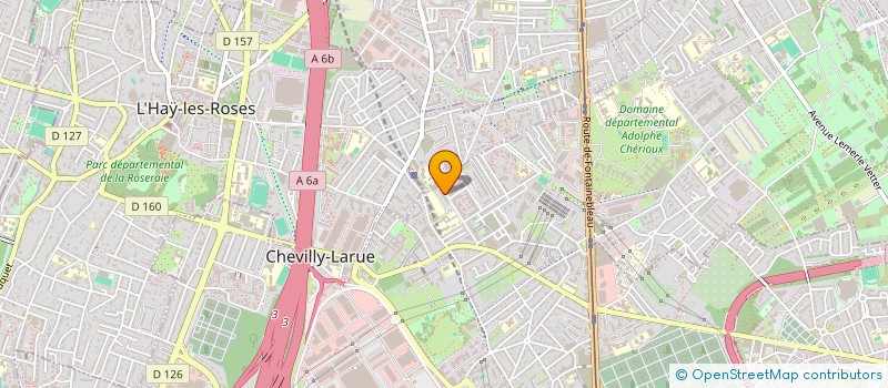 localisation de l'entreprise MONSIEUR CHERIF LOUNICI  CHEVILLY-LARUE